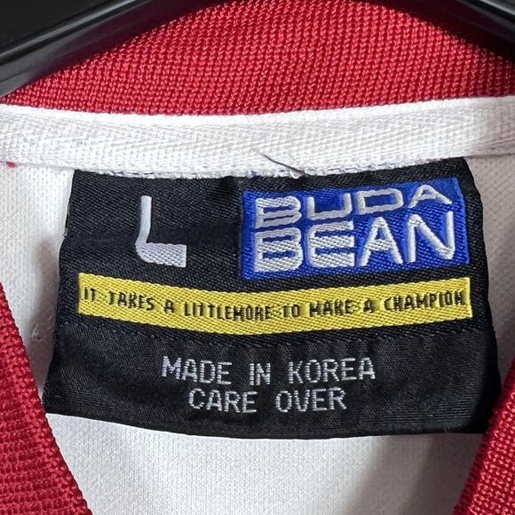 Vintage Buda Bean Sports Jersey Size Large White East Player 90's HIP HOP - Picture 11 of 13